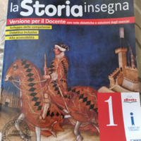 La Storia insegna Vol 1 e 2 libri scolastici usati