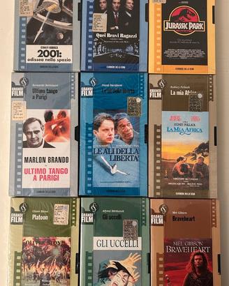 65 videocassette VHS "I Grandi Film" del Corriere