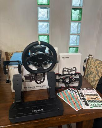 MOZA R5 Racing Bundle + Formula Mod + Kit Freno