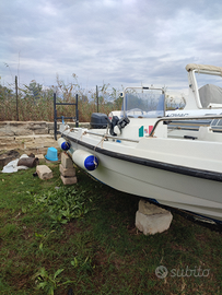 Barca open 5,20 con motore 737 40 cavalli