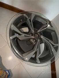 Tavolino con rotelle Cerchio Audi Originale