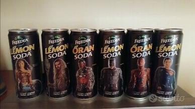 JUSTICE LEAGUE 6 lattine Lemonsoda Supereroi