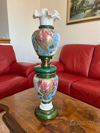 Lampada a petrolio in ceramica