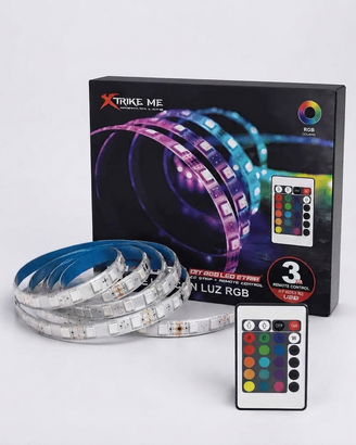 XTRIKE Striscia LED RGB con Telecomando IR