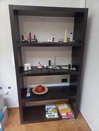 LIbreria /scaffale  IKEA marrone/nero