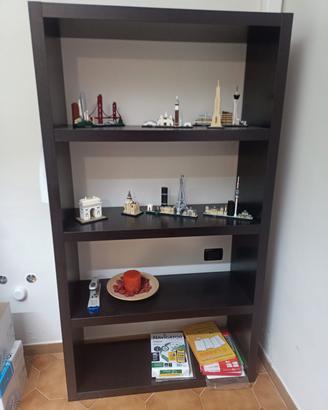 LIbreria /scaffale  IKEA marrone/nero