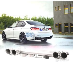 SISTEMA DI SCARICO BMW F30 F31 LOOK M DOPPIO