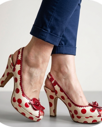 L' AUTRE CHOSE slingback peeptoe pin-up n.37,5