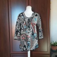 Tunica leggera estiva boho in lino - Camomilla