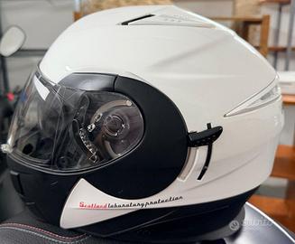 casco integrale scotland XL BIANCO mod. force02
