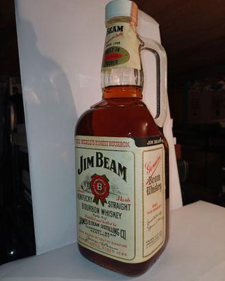 Grande bottiglia di whisky Jim Beam