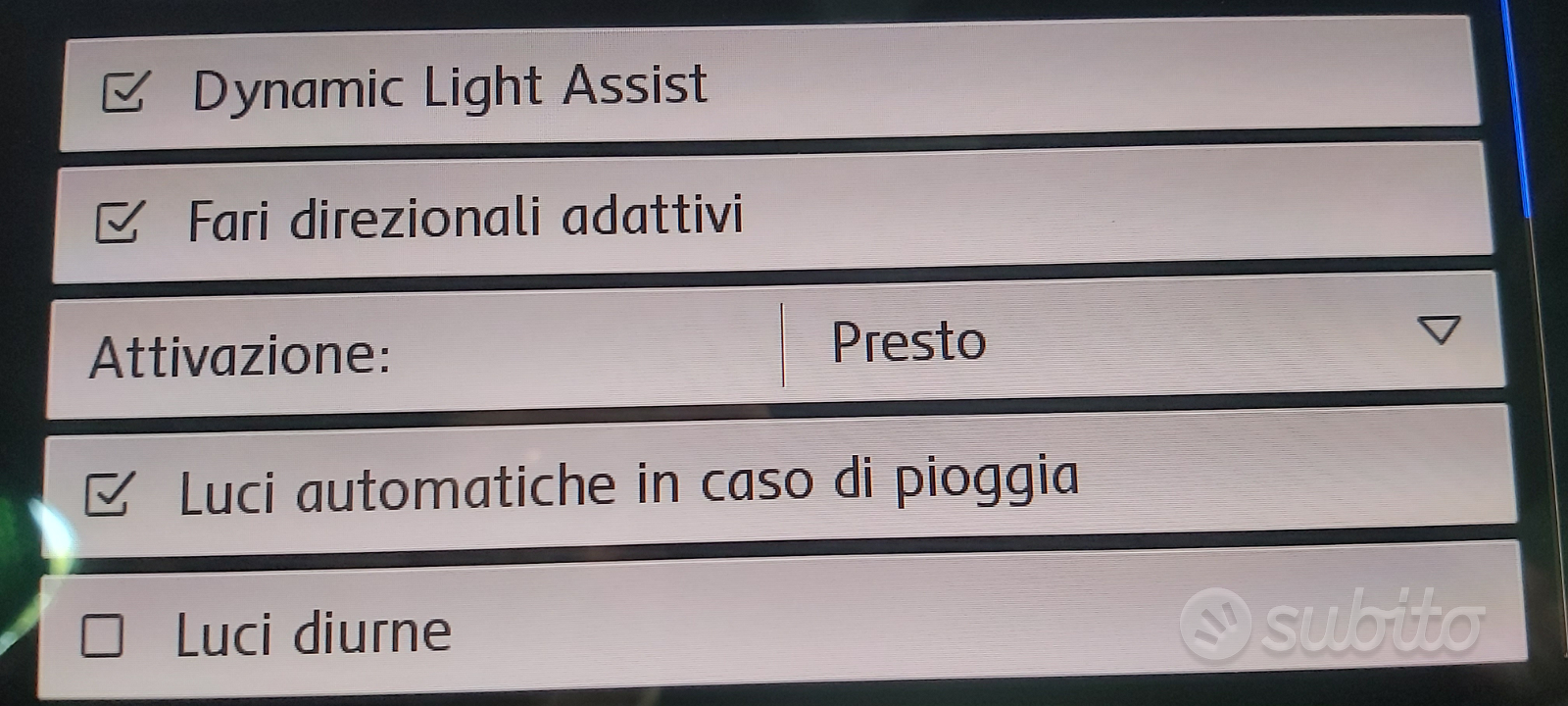 Accessori attivazioni optionals tiguan t-roc golf - Accessori Auto In  vendita a Forlì-Cesena