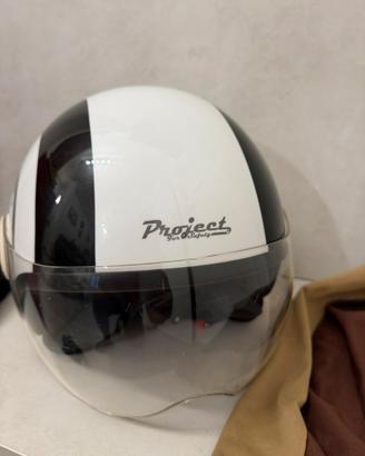 Casco Jet Moto Scooter Project For Safety taglia S