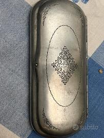 ANTICHI PINCE NEZ OCCHIALI DA LETTURA con custodia