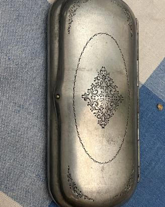 ANTICHI PINCE NEZ OCCHIALI DA LETTURA con custodia