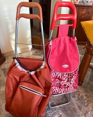 due carrelli per la spesa