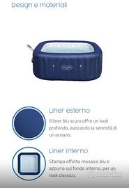 Piscina idromassaggio 180x180x71