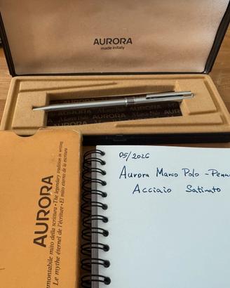 Penna a sfera Aurora Marco Polo con scatola
