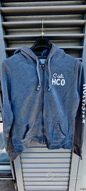 Felpa con cappuccio Hollister TG L grigia