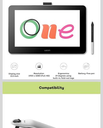 Wacom One Creative 13,3”
