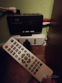 Decoder dvbt2 HDMI e dvi per collegare monitor