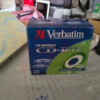 CD-RW Verbatim 8x-12x 700MB