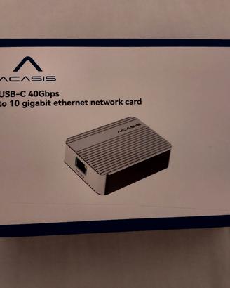 Acasis, USB-C 40Gbps to 10 gigabit ethernet netwoe