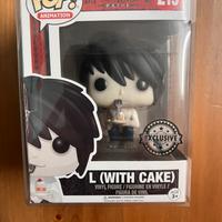 Funko pop L (elle)with cake Death Note