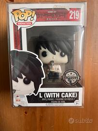 Funko pop L (elle)with cake Death Note