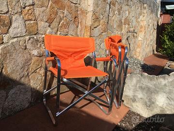 poltroncina pieghevole da giardino