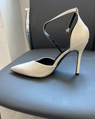 Scarpe bianche décolleté primadonna