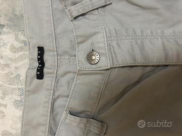 Sisley - pantalone 52 color ghiaccio NUOVO
