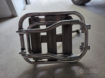 Scalette di risalita inox e teak