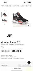 NIKE JORDAN ZOOM 92 BAMBINO