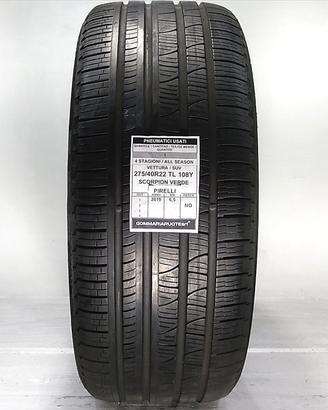 1 PNEUMATICO USATO 275/40R22 108Y SC VERDE AS PIRE