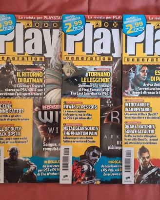 Play Generation rivista PS3 PS4 n. 116 117 118 119