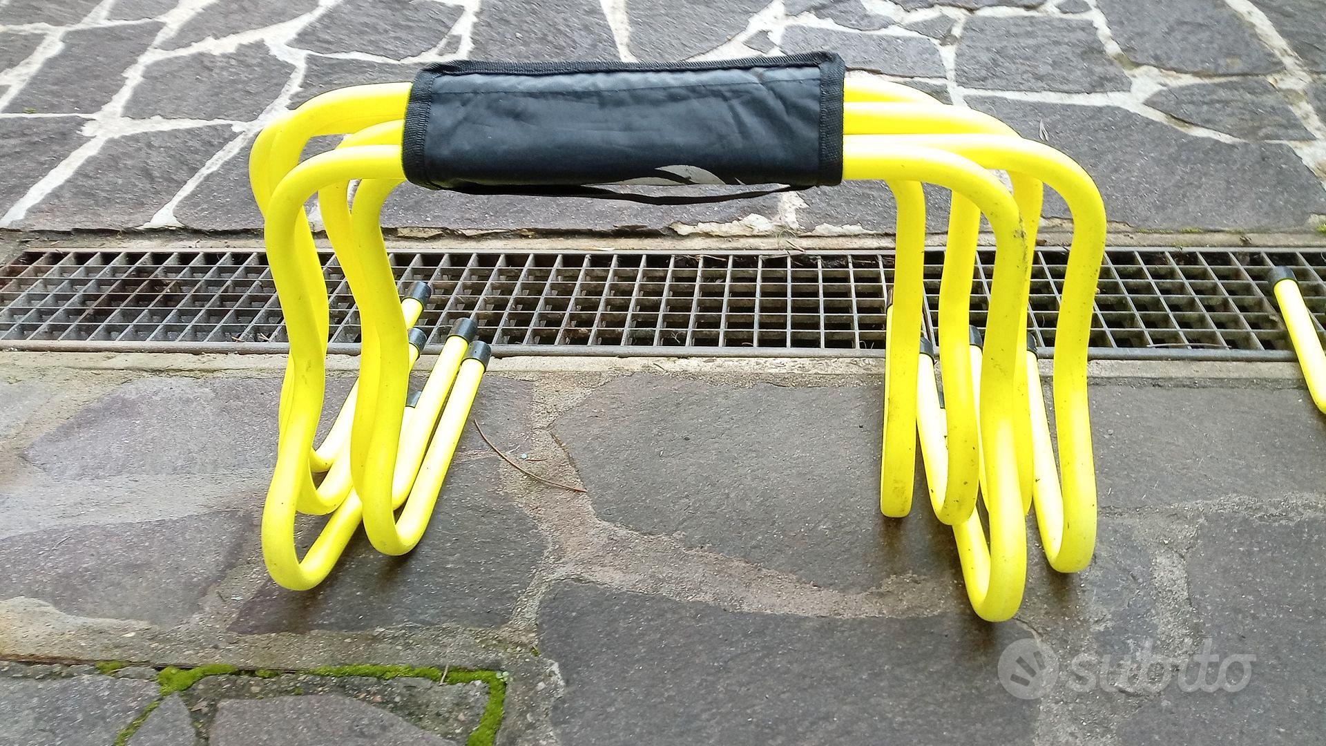 Set Ostacoli Multifunzionali YARDIN - Allenamento Agilità, Regolabile, Giallo - Foto 6