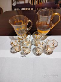 set bicchieri e caraffe