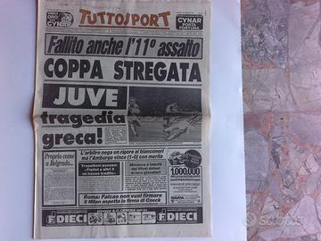 JUVENTUS finale coppa 1983 giornali quotidiani