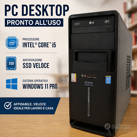 PC FISSO SENEK SSD - pronto all'uso