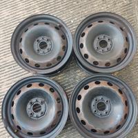 Cerchi da 15" in lamiera per FIAT Stilo 4 Pezzi