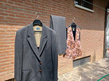 COMPLETO  UOMO + GILET GRIGIO TAGLIA 48 C.P.COMPAN