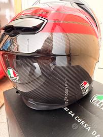 Casco AGV Sport Modular in Carbonio – Tg M + ucom3