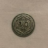 Moneta 20 centesimi 1918