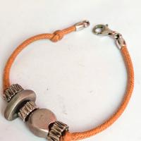 Bracciale sedimenti e pepite in argento 925