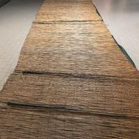 Copertura tettoia in vimini