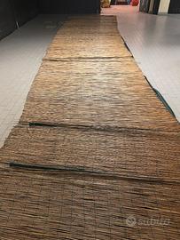 Copertura tettoia in vimini