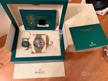 Rolex datejust Wimbledon bracciale  jubilèe