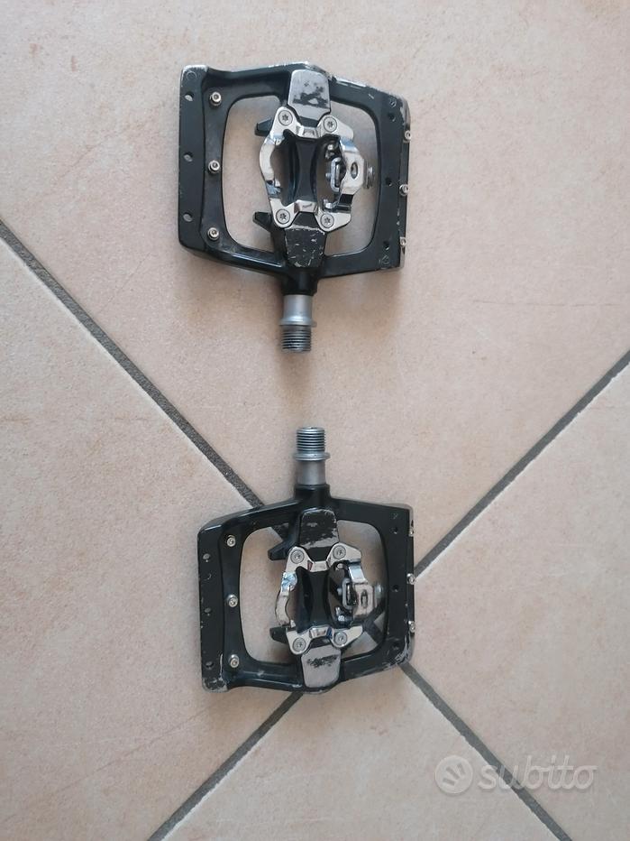 Pedali EXUSTAR Per Bici Da Corsa - Neri, Cuscinetti Sigillati, Leggeri 260g