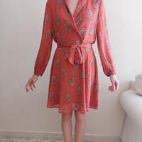 Vestito Nanà  rosso corallo